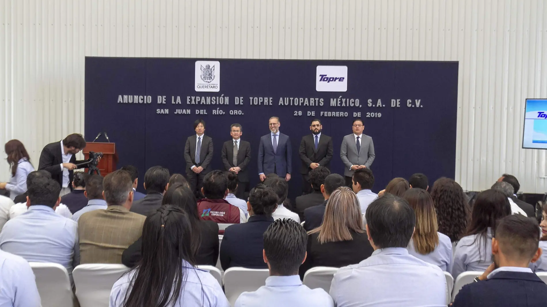 Trope Autoparts de México, planta San Juan del Río, anunció su expansión. Foto César Ortiz